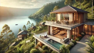 Vila di Danau Toba dengan Fasilitas Mewah 1 Kolam Renang dan WiFi: Wow Pilihan Terbaik untuk Liburan Anda!